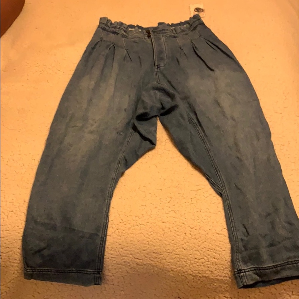 FREE PEOPLE BRAND NEW DENIM BAG PANTS